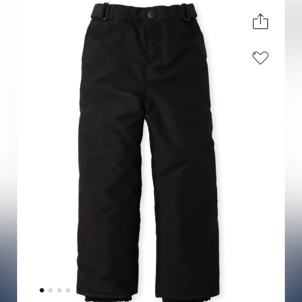 Children’s Place Black Snow Pants